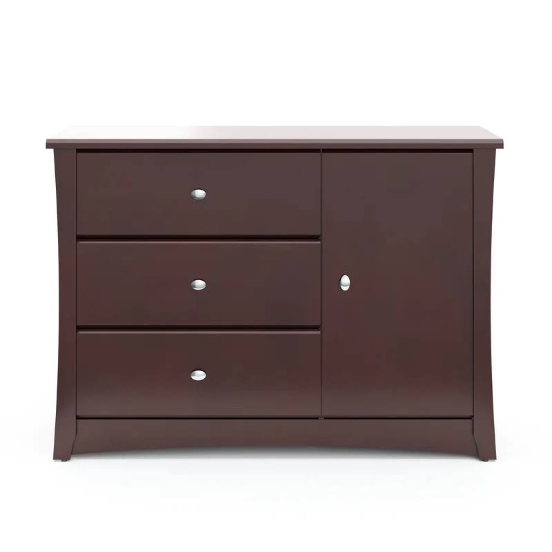03663-319 3-Drawer Crescent Espresso Combo Dresser