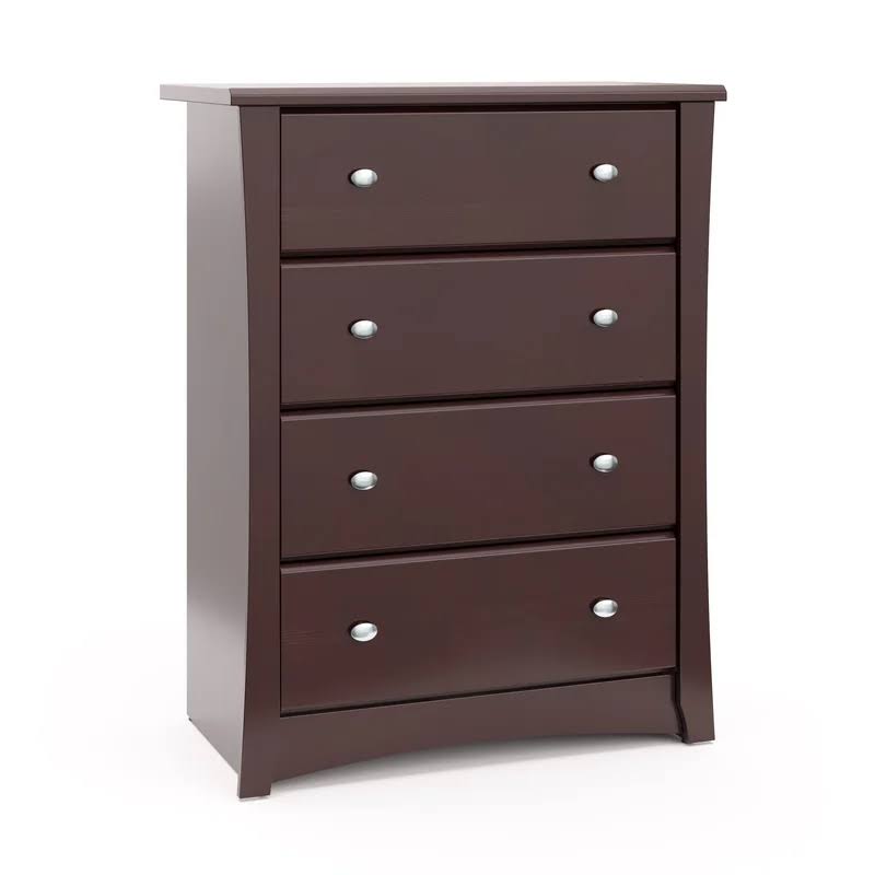 03664-309 Crescent 4 Drawer Chest   Espresso