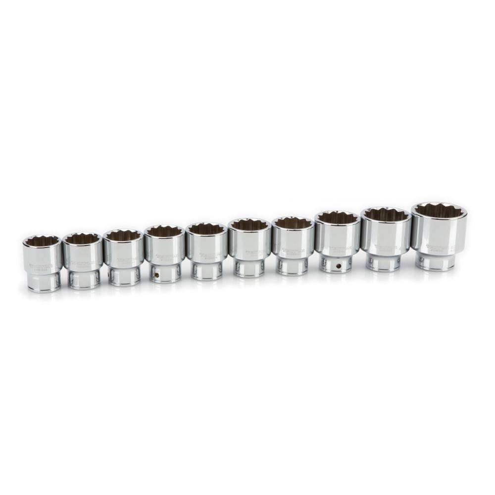 SHD93034 3/4 in. Drive 12-Point Socket Set, 32 mm   50 mm (10-Piece)