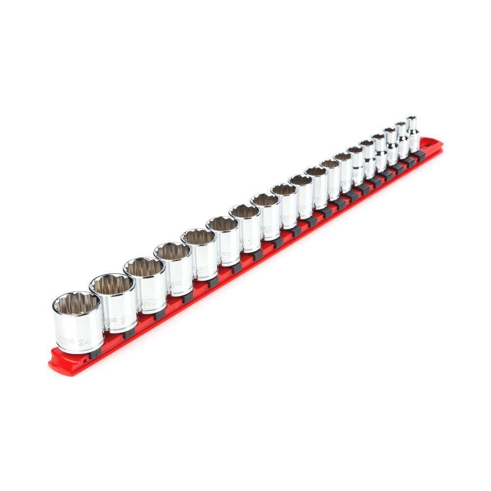 SHD91112 3/8 in. Drive 12-Point Socket Set (19-Piece)
