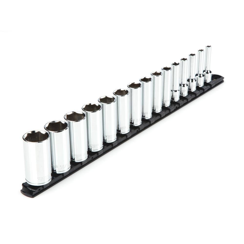 SHD91113 3/8 in. Drive Deep 6-Point Socket Set (15-Piece)