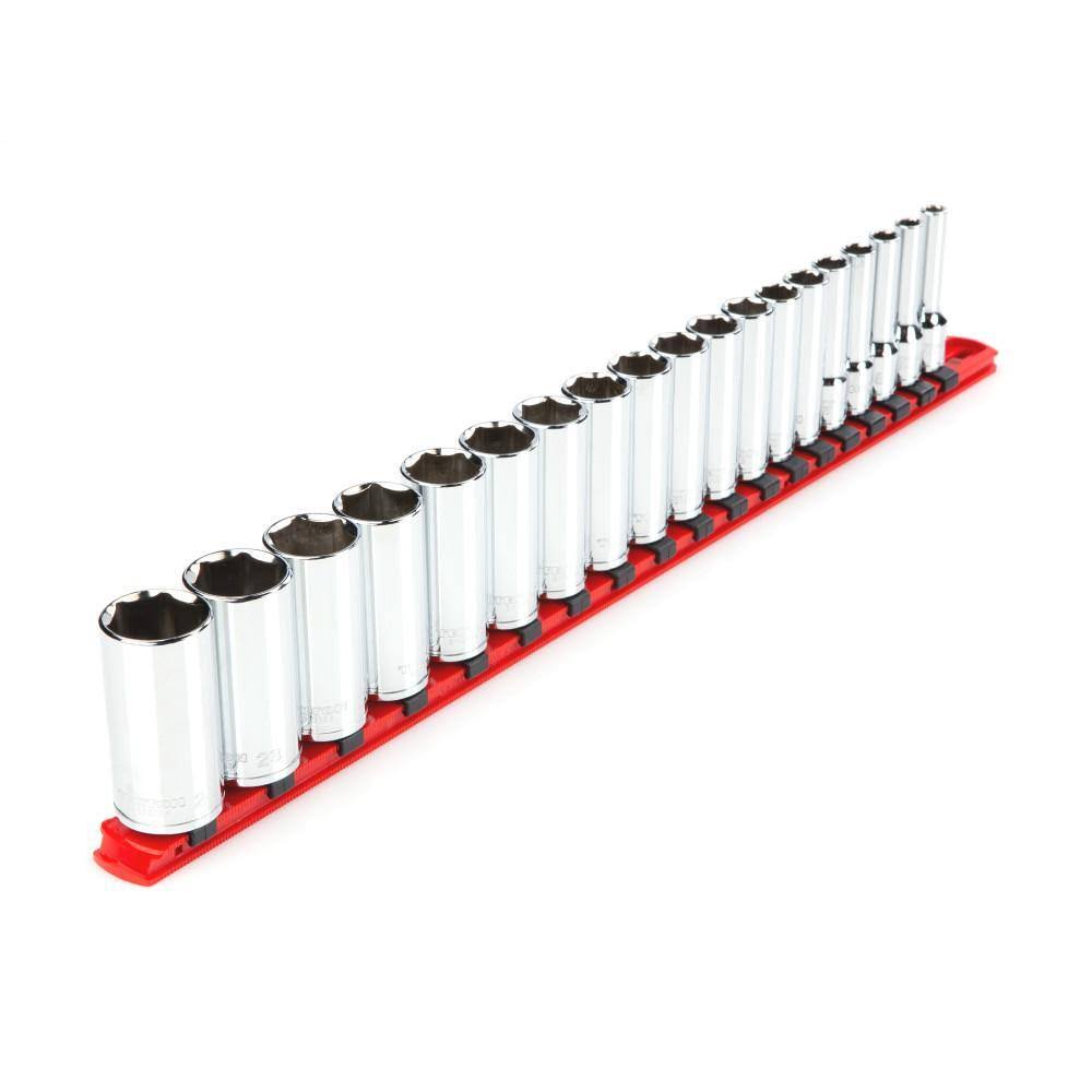 SHD91114 3/8 in. Drive Deep 6-Point Socket Set (19-Piece)