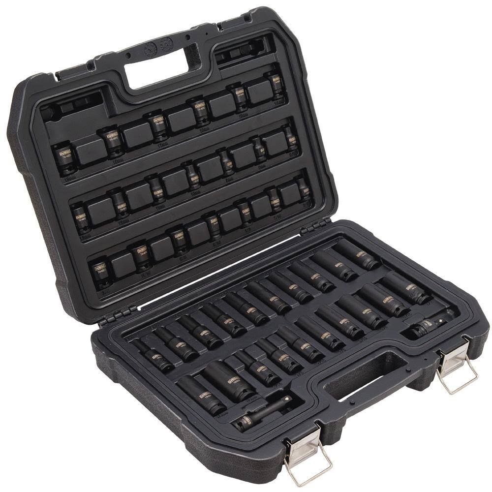 DWMT19248 3/8 in. Drive Impact Socket Set (42-Piece)