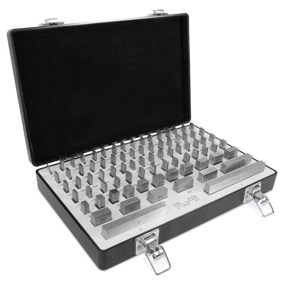 10481 Rectangular Steel Gauge Block Set with Case (81-Piece)