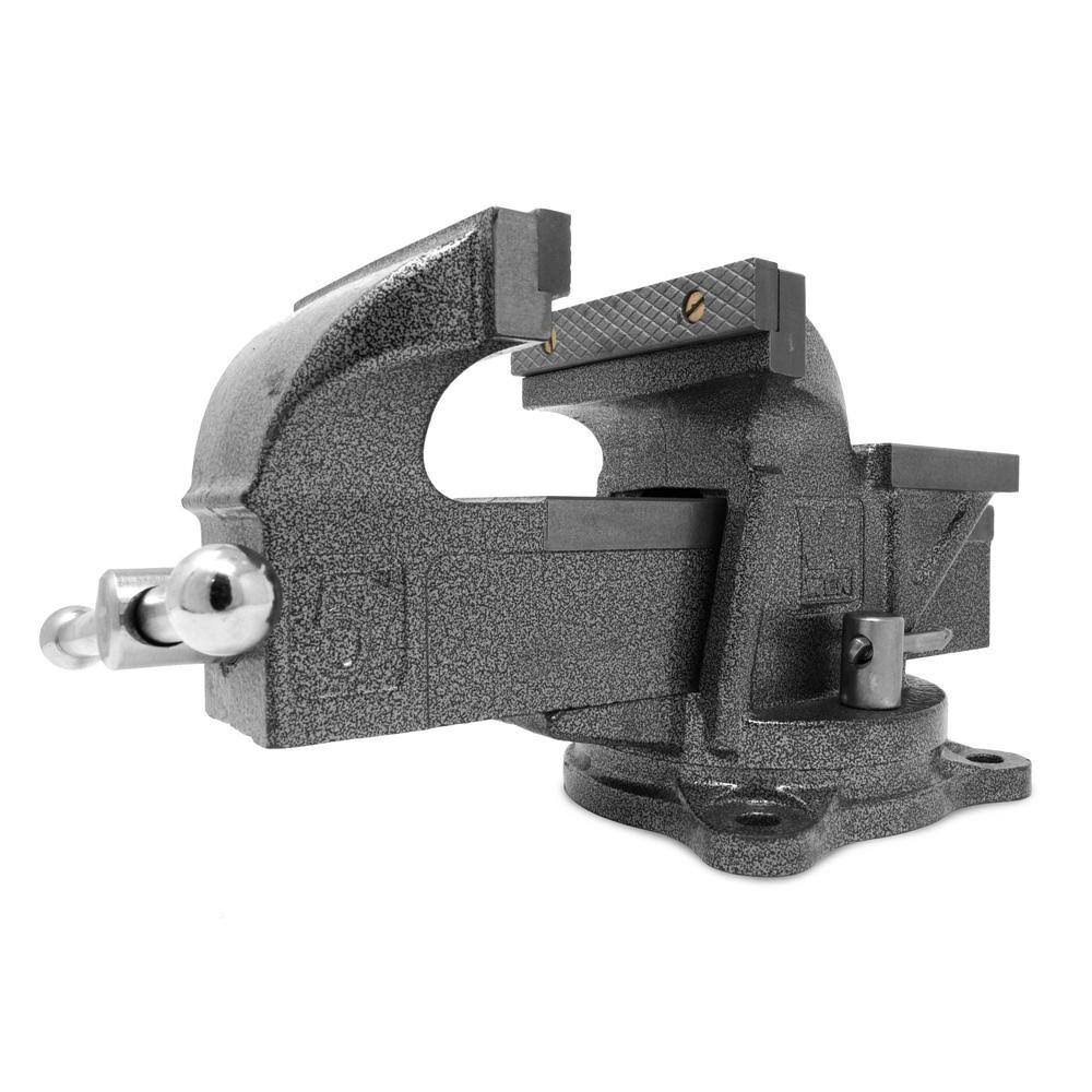 BV455 5 in. Heavy-Duty Cast Iron Bench Vise with Swivel Base