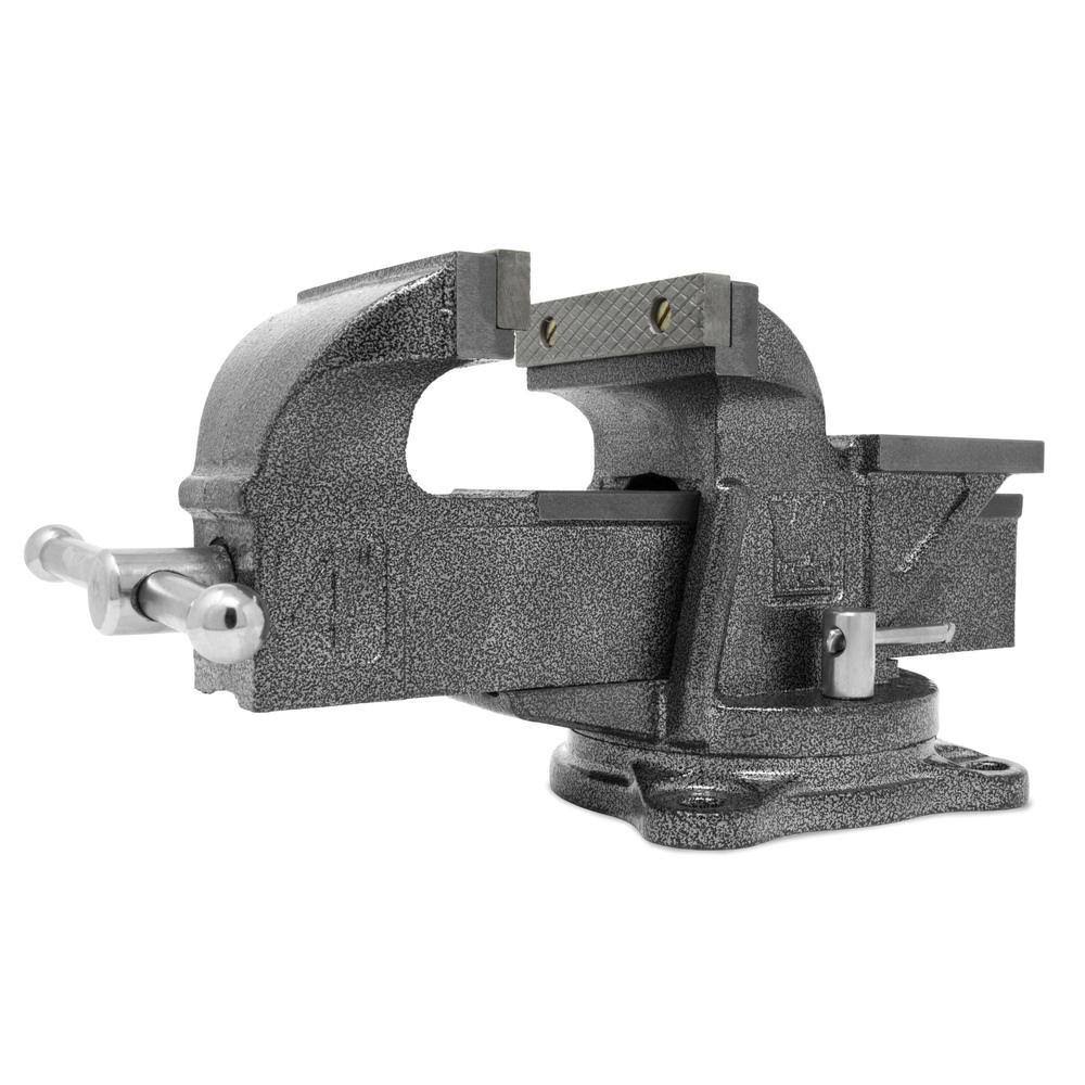 BV454 4 in. Heavy-Duty Cast Iron Bench Vise with Swivel Base