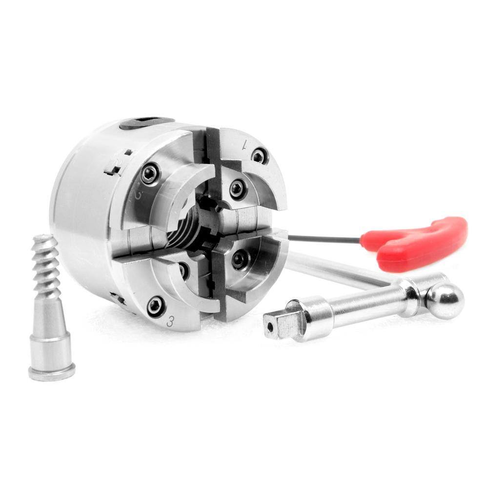 LA4275 2.75 in. 4-Jaw Self-Centering Keyed Lathe Chuck Set with 1 in. x 8TPI Thread