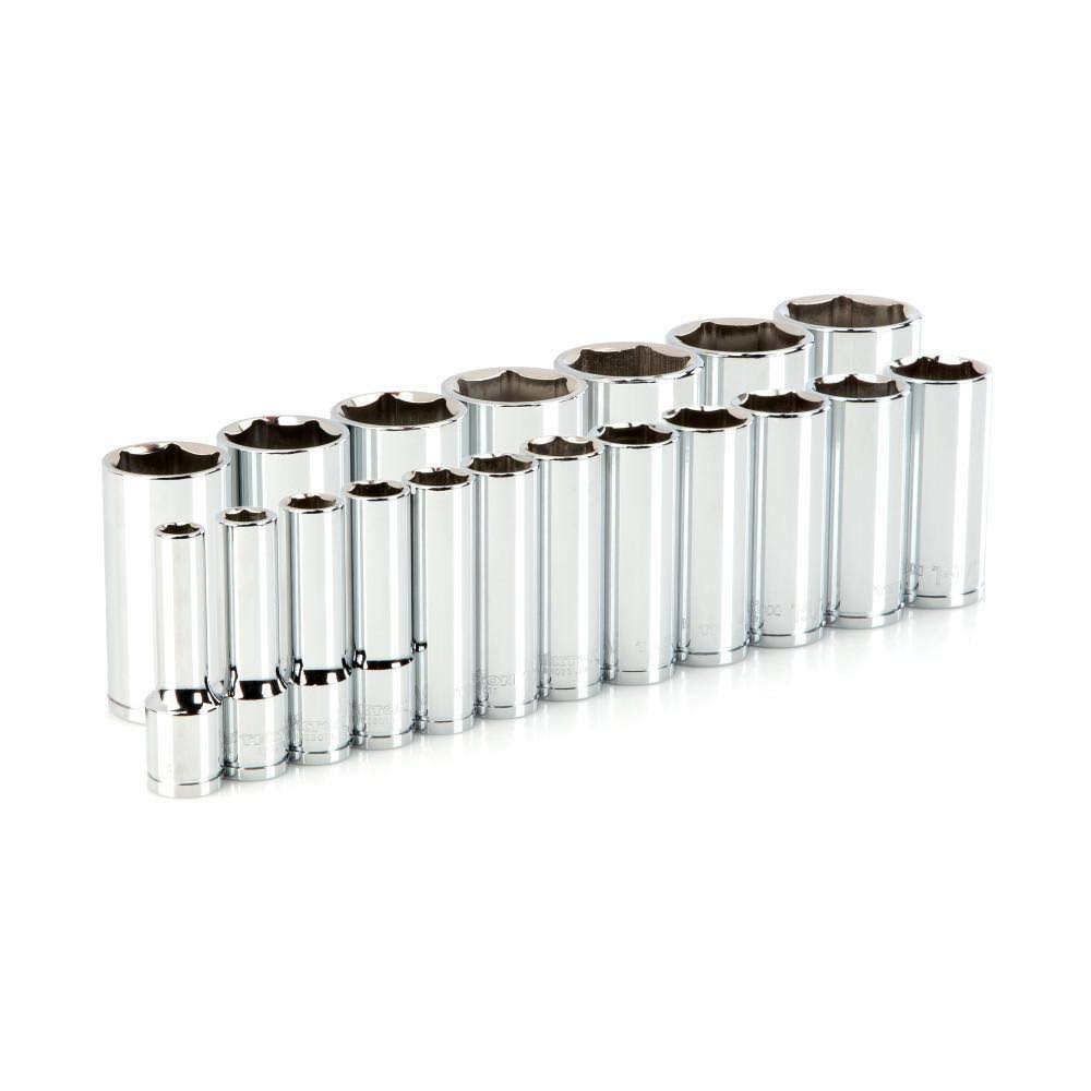 SHD92013 1/2 in. Drive Deep 6-Point Socket Set (19-Piece)