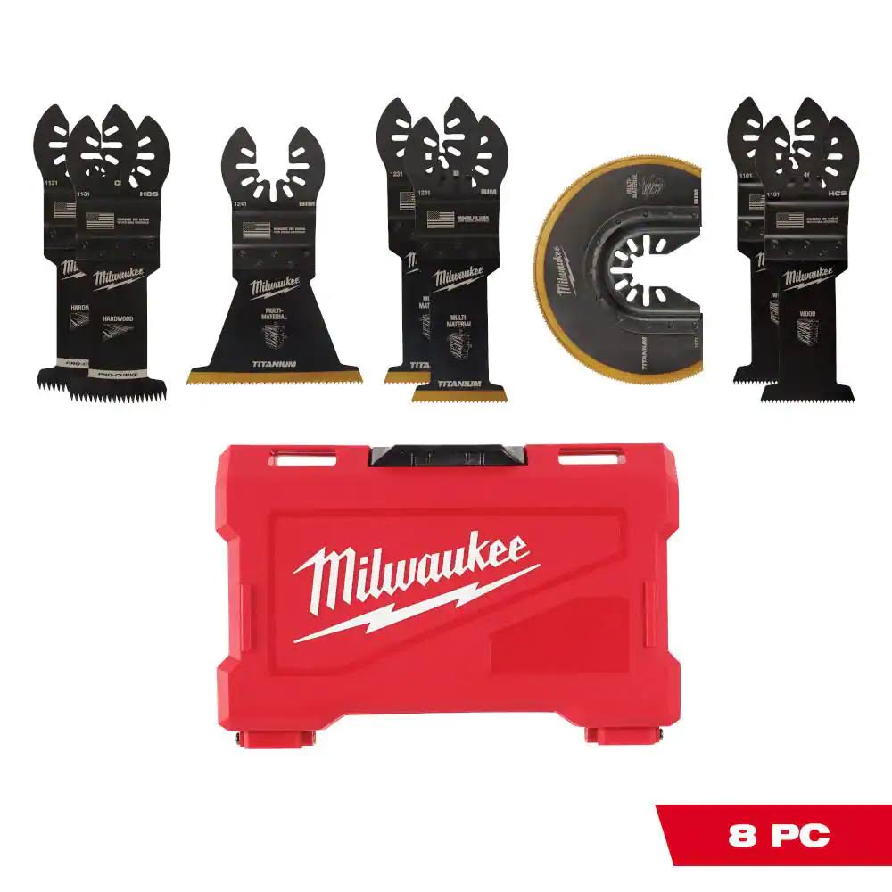 49-10-9212 Oscillating Multi-Tool Blade Kit (8-Piece)