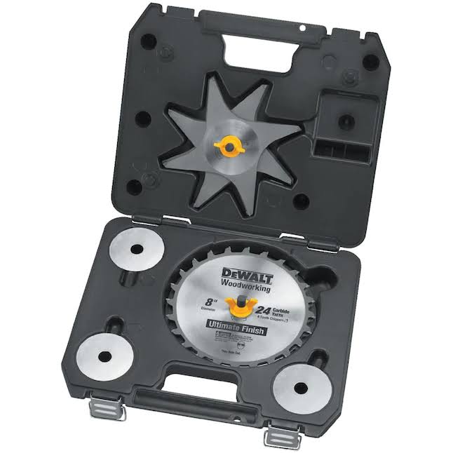 DW7670 Dado Blade Set, 8-Inch, 24-Tooth