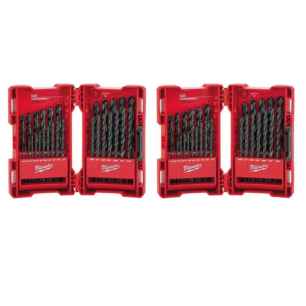 48-89-2802-48-89-2802 Black Oxide Drill Bit Set (58-Piece)