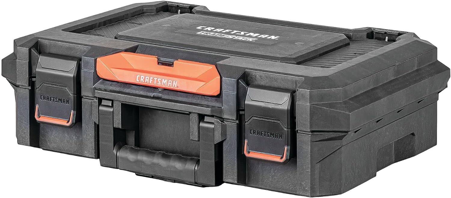 TRADESTACK System Tool Box, Water Resistant Tool Storage, with 6 Small Parts Containers, 21 Inch (CMST21415)
