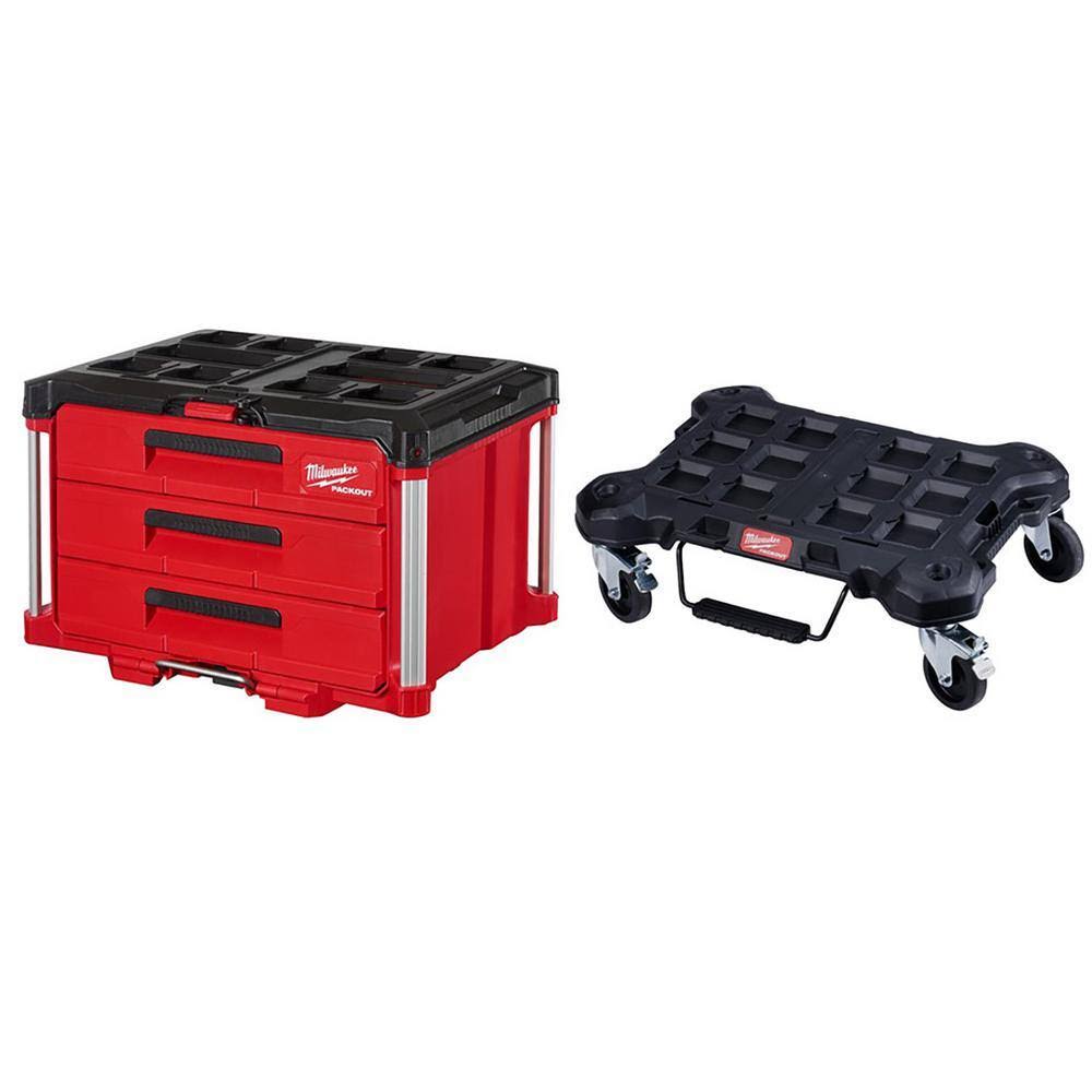 48-22-8443-8410  22 in. 3-Drawer and Dolly