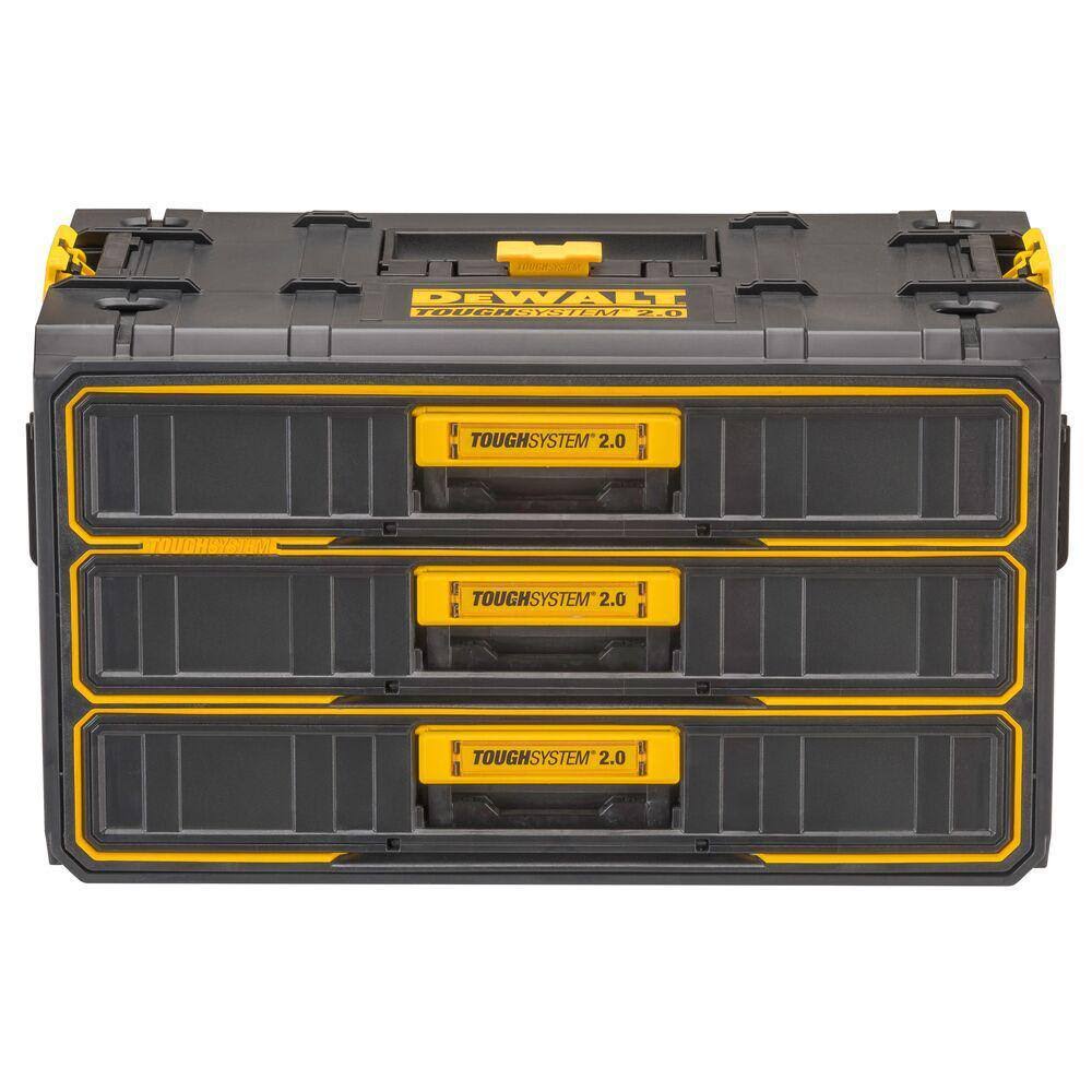 DWST08330 Toughsystem 2.0, 12.3 in. W Tool Box 3-Drawer