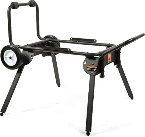 Rolling Mobile Table Saw Stand for 10-Inch Industrial Benchtop Jobsite Table Saws