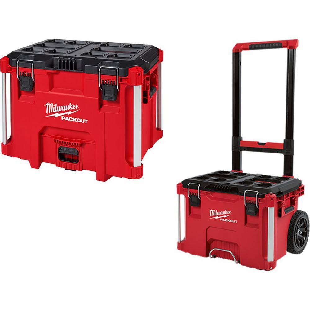 48-22-8426-48-22-8429 Packout Rolling Box and XL Tool Box