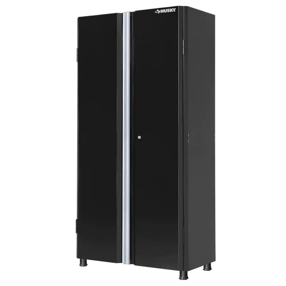 G3602T-US Ready-to-Assemble 24-Gauge Steel Freestanding Garage Cabinet in Black (36 in. W x 72 in. H x 18 in. D)