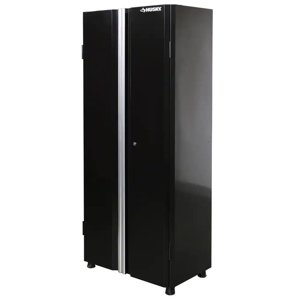 G3002T-US Ready-to-Assemble 24-Gauge Steel Freestanding Garage Cabinet in Black (30 in. W x 72 in. H x 18 in. D)