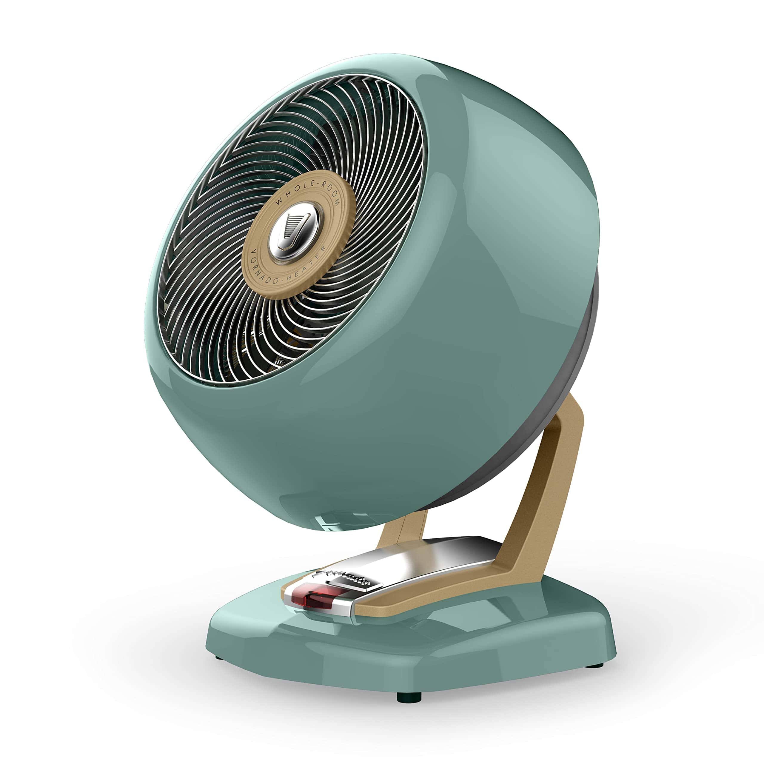 VHEAT Vintage Metal Heater, Green, Whole Room