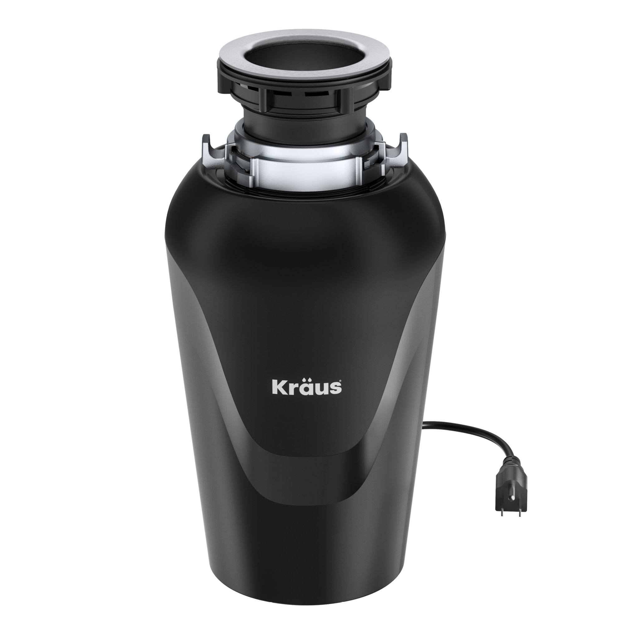 Kraus KWD100-75MBL WasteGuard Corded 3/4-HP Continuous Feed Noise Insulation Garbage Disposal