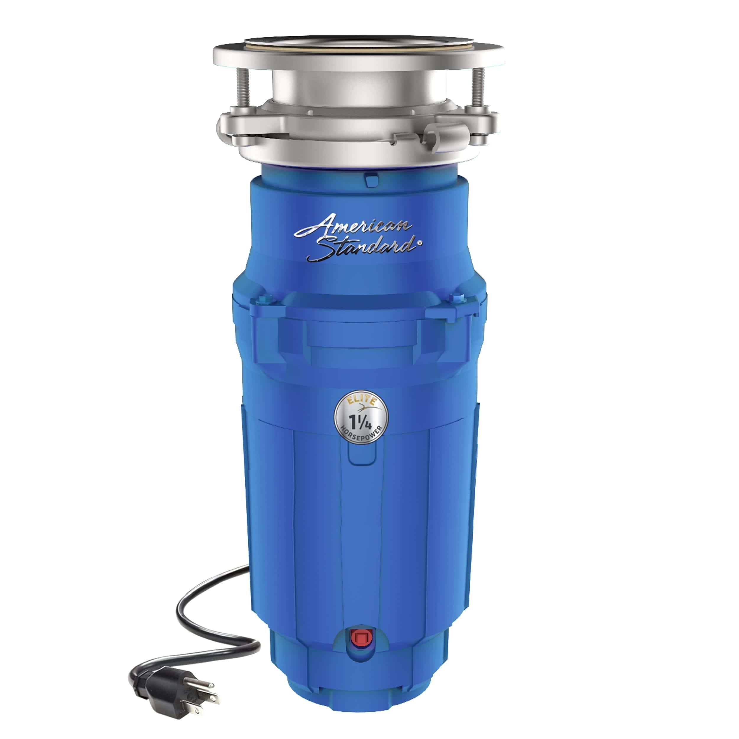 American Standard Elite Corded 1-1/4-HP Continuous Feed Noise Insulation Garbage Disposal