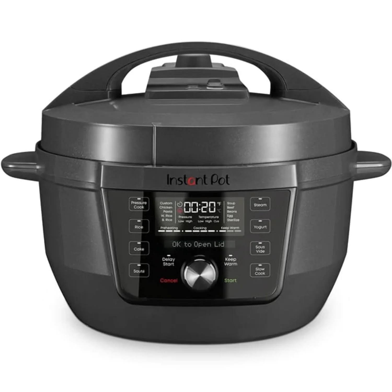 Pot RIO Wide Plus 7.5 Qt Electric Multi-Cooker Pressure Cooker, 9-in-1 Functions and WhisperQuiet Steam Release