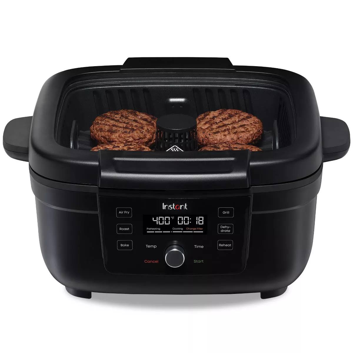 Brands 6-in-1 Smokeless Indoor Grill   Air Fryer with OdorErase Technology