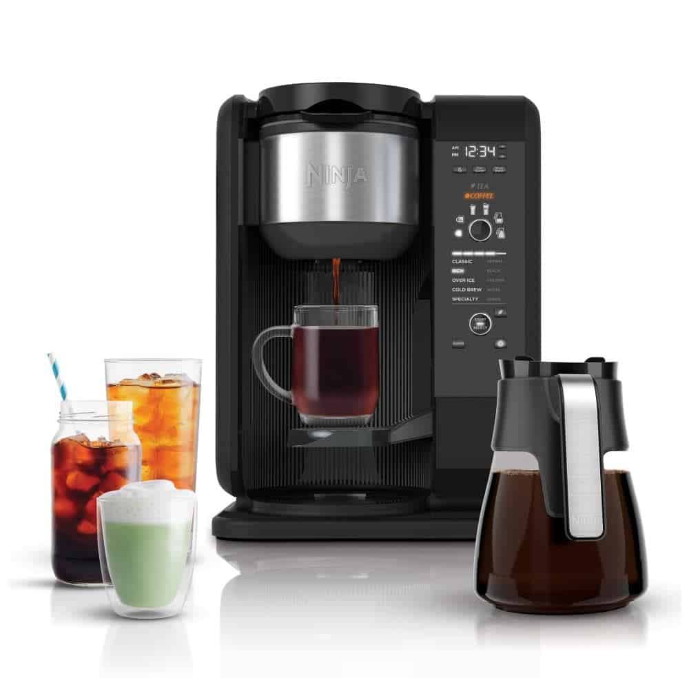 Hot and Cold Brew System 5-Cup Black Residential Cold Brew Coffee Maker