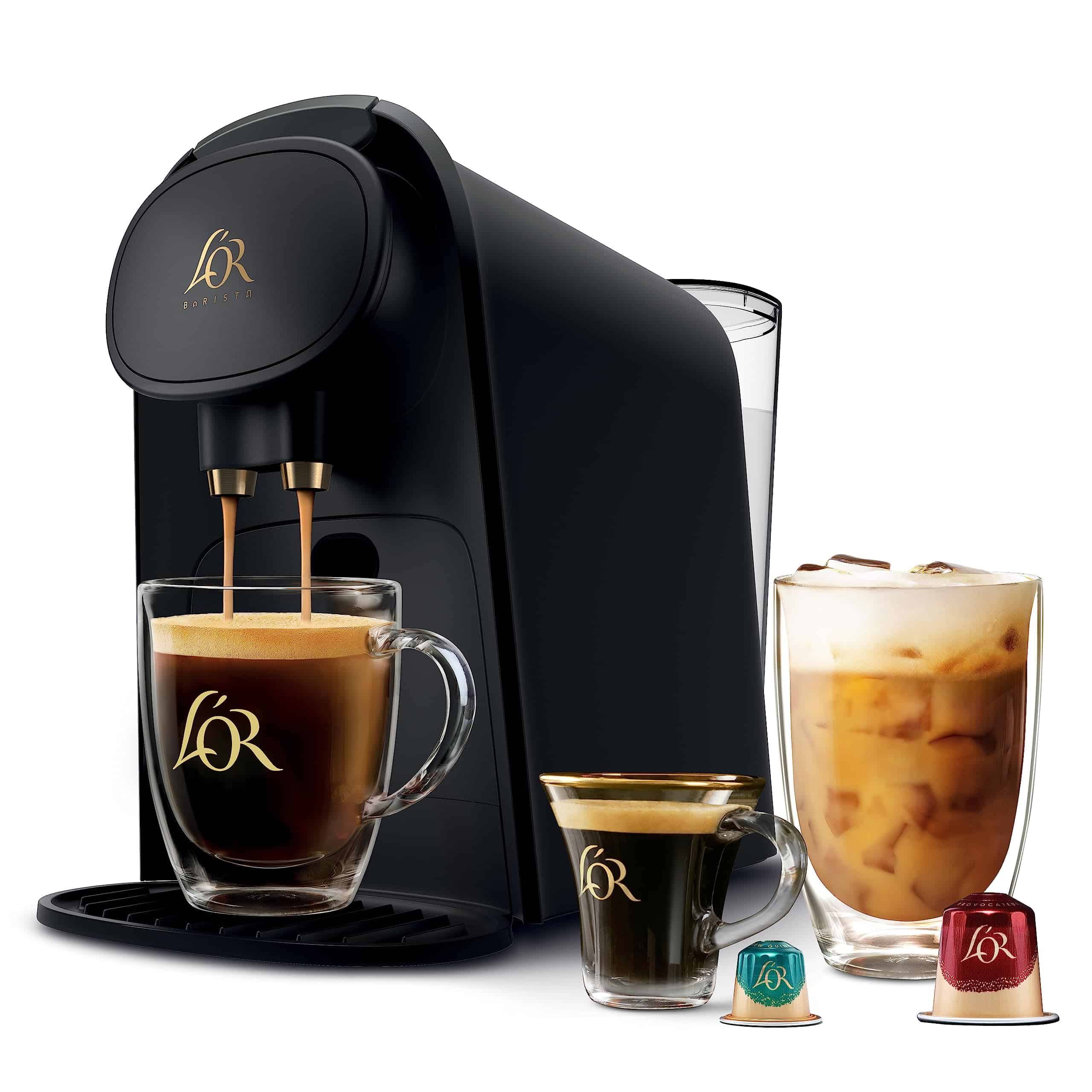 L OR Barista System Coffee and Espresso Machine Combo by Philips, Black