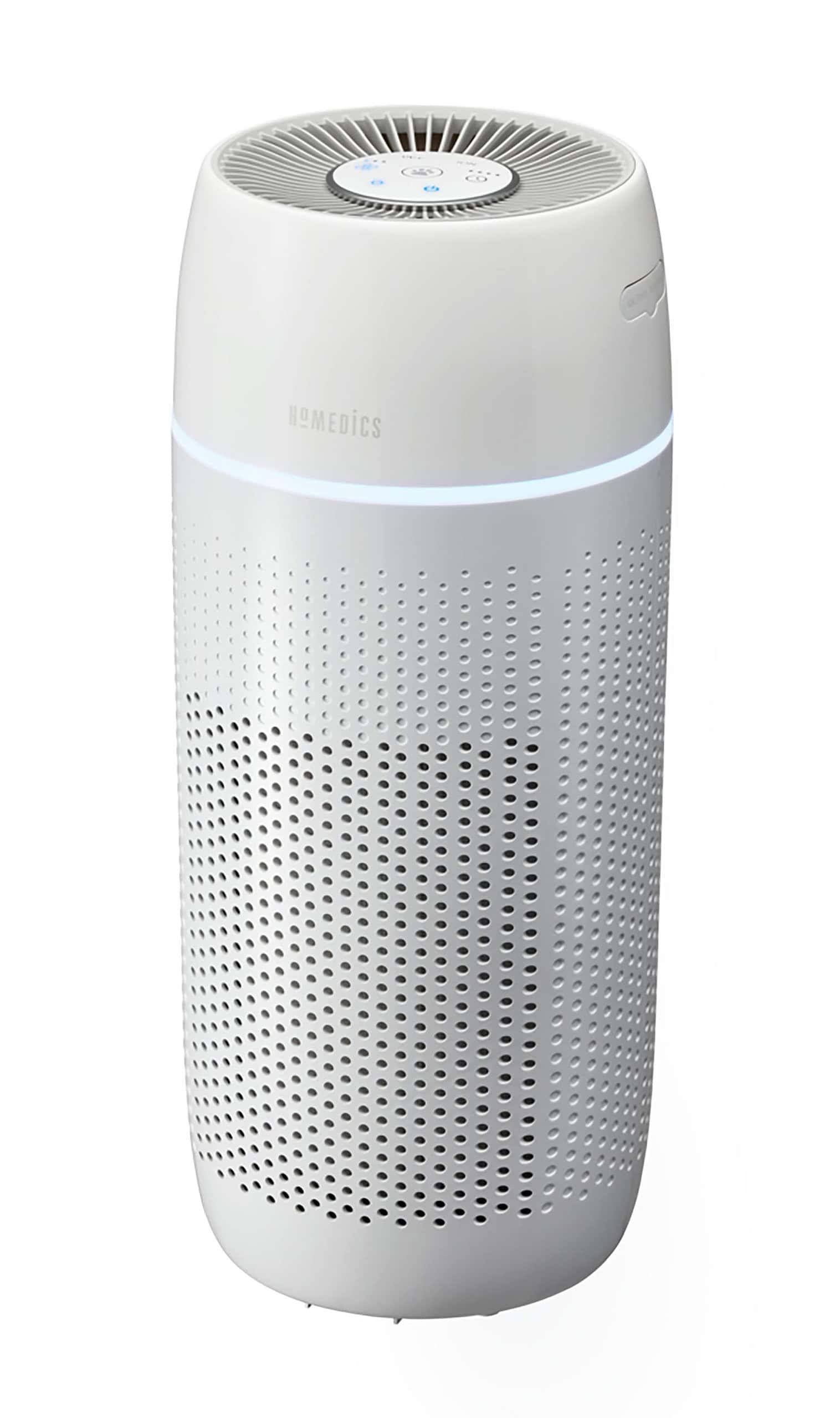 HOMEDICS 3-Speed Ionic White HEPA Air Purifier ENERGY STAR (Covers: 266-sq ft)