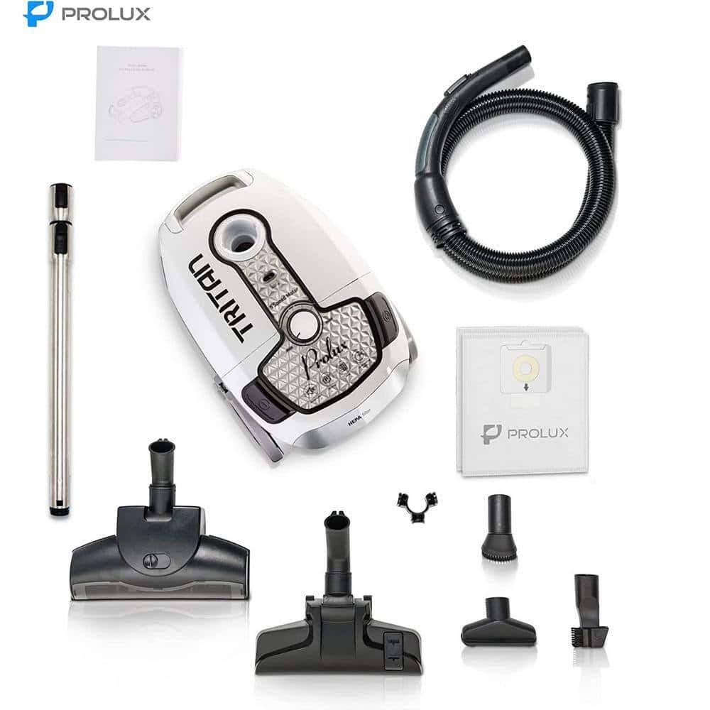 Tritan Canister Vacuum HEPA Sealed Hard Floor Vacuum with Powerful 12 Amp Motor