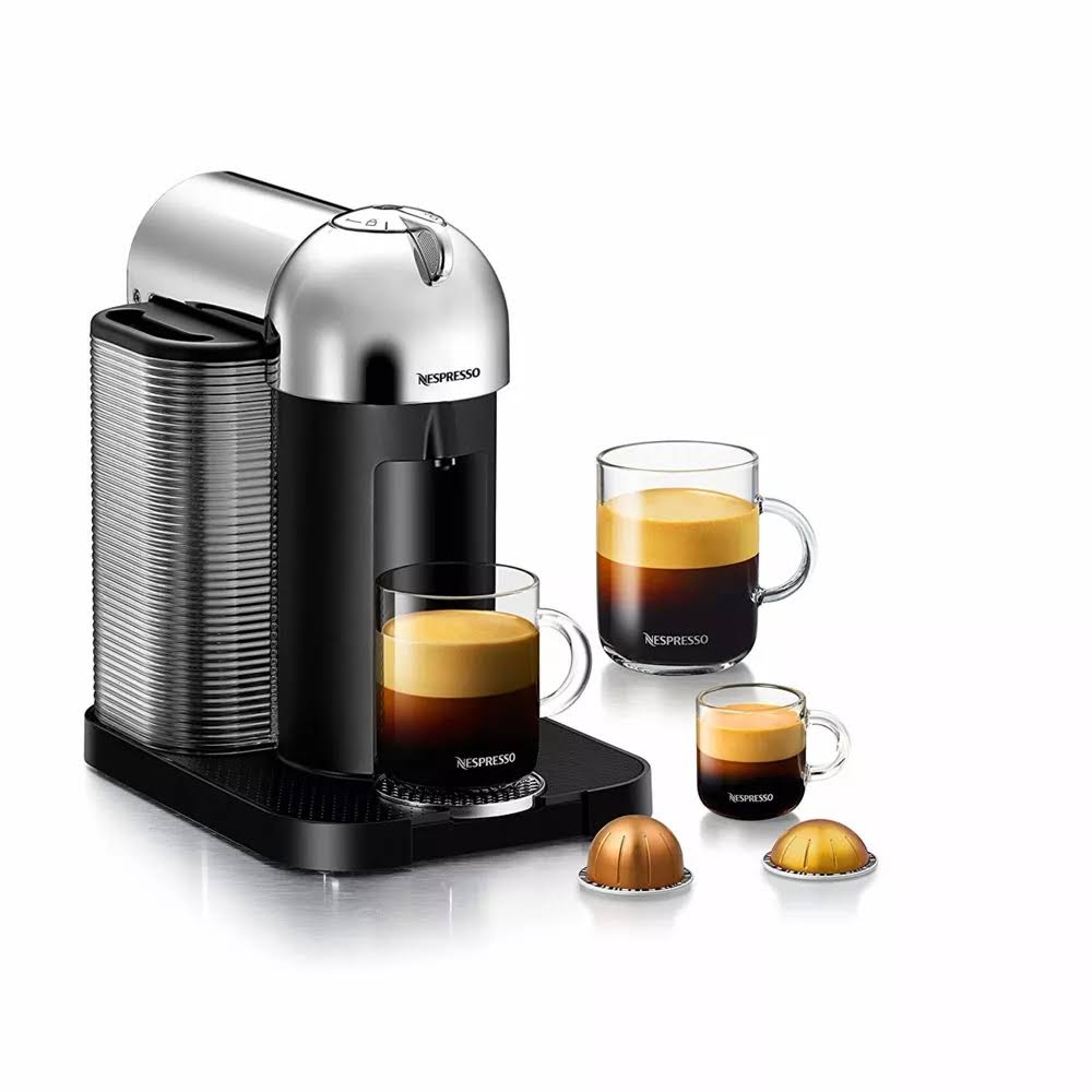 Chrome Coffee Maker and Espresso Machine by