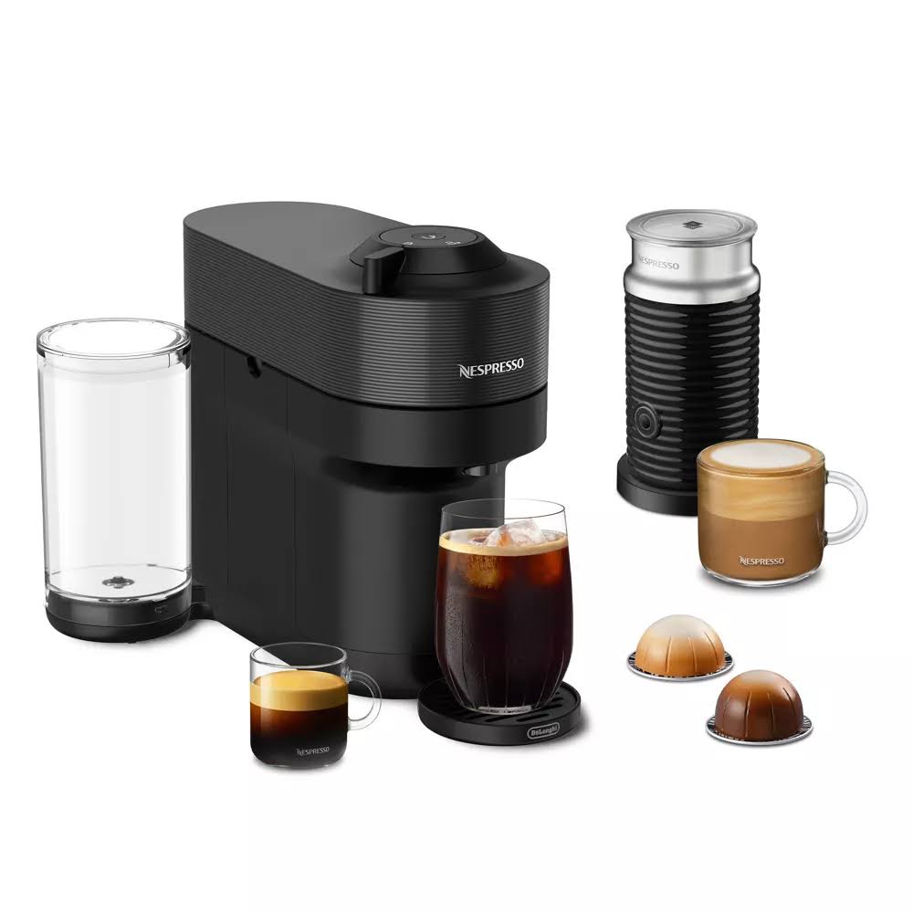 Pop+ Combination Espresso and Coffee Maker with Milk Frother