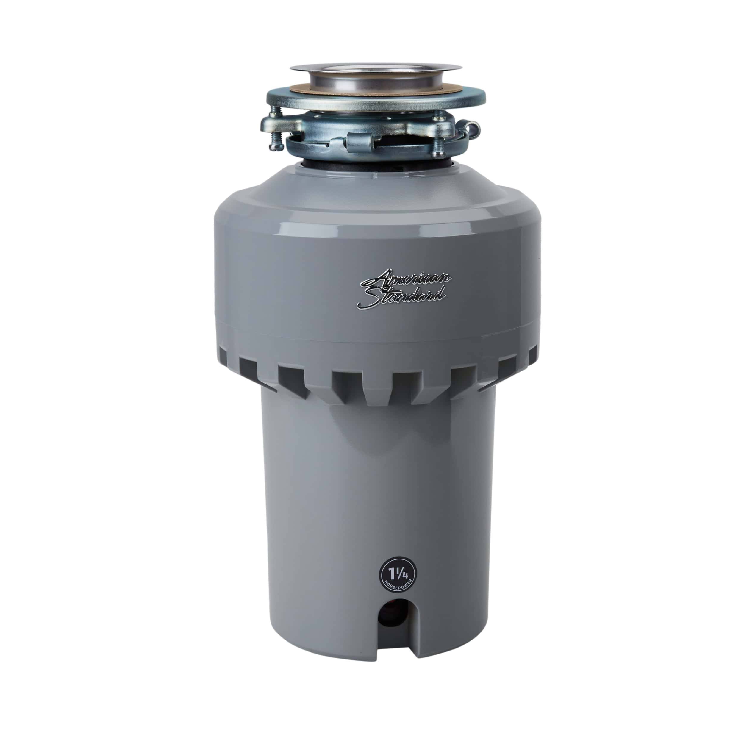 American Standard Platinum Corded 1-1/4-HP Continuous Feed Noise Insulation Garbage Disposal