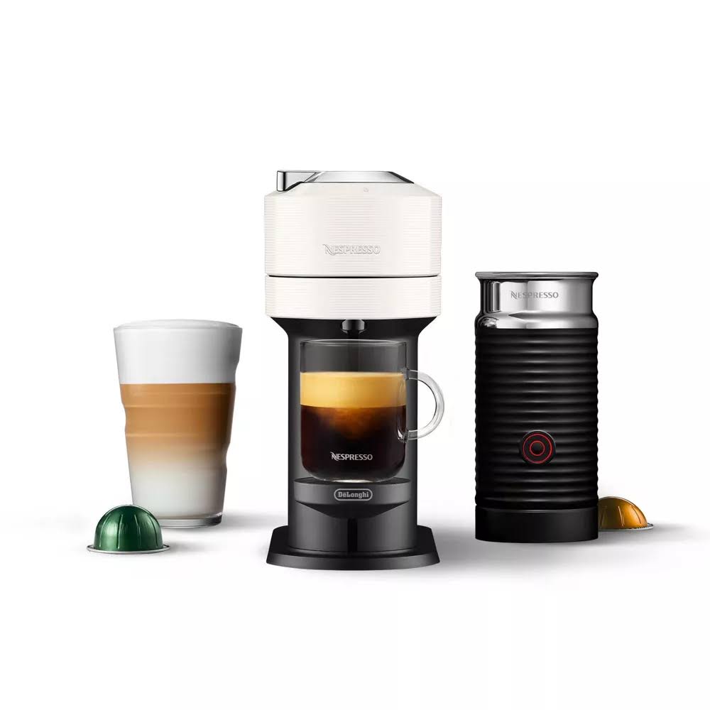 Next Coffee Maker and Espresso Machine by  with Milk Frother White