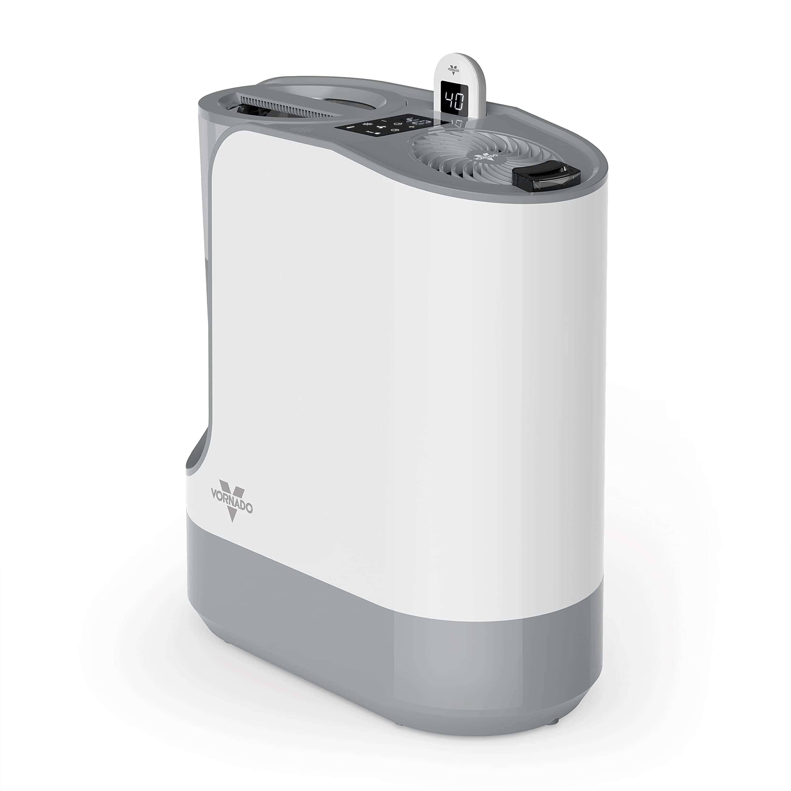 UH200 Ultrasonic Humidifier with Fan-Assisted Whole Room Humidification, White
