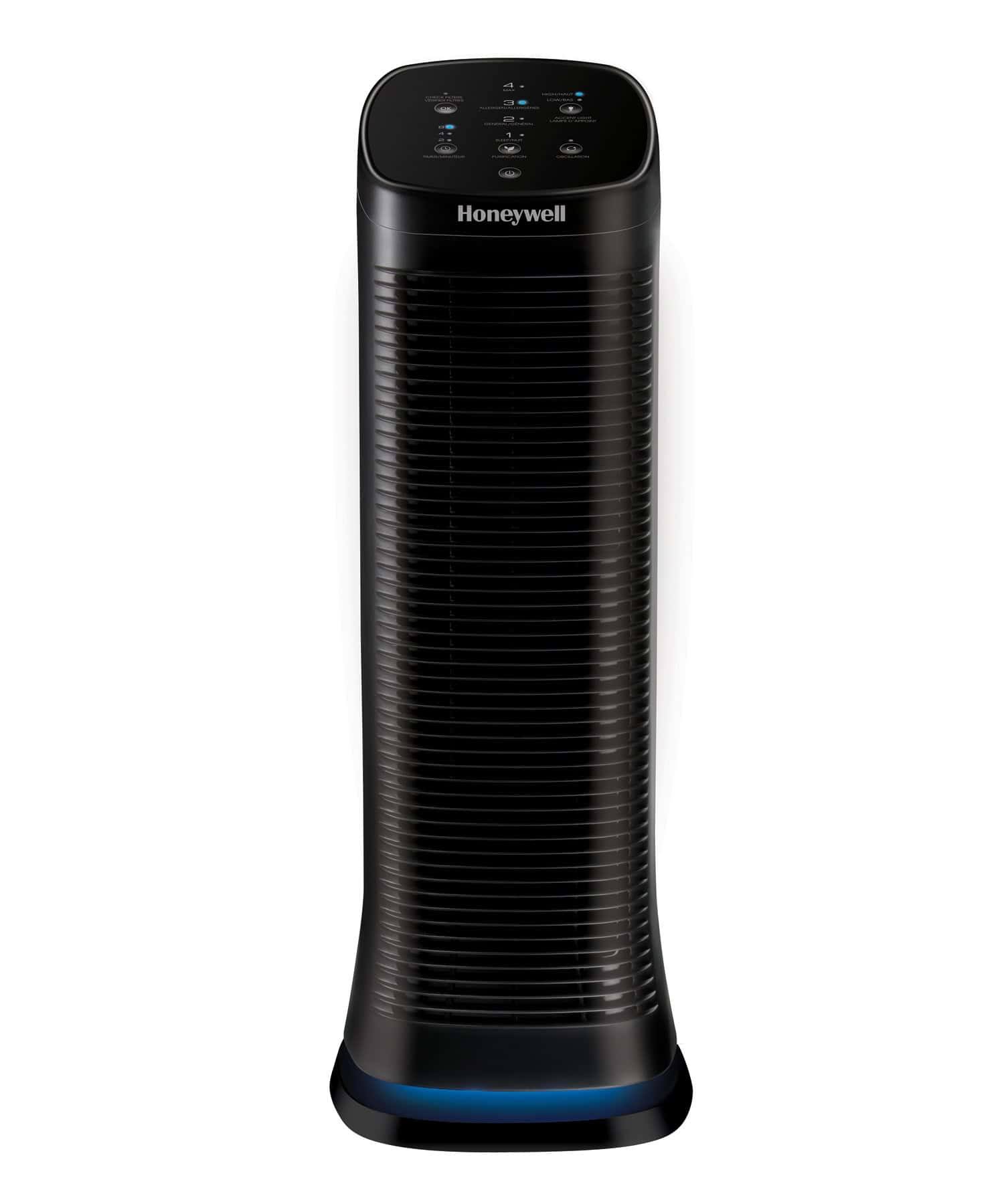 Honeywell AirGenius 4-Speed Ionic Black Non-HEPA Air Purifier ENERGY STAR (Covers: 250-sq ft)
