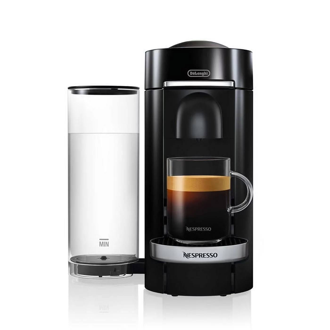 Nespresso New Vertuo Plus Deluxe Coffee and Espresso Machine, Black, Single-Serve Brewers