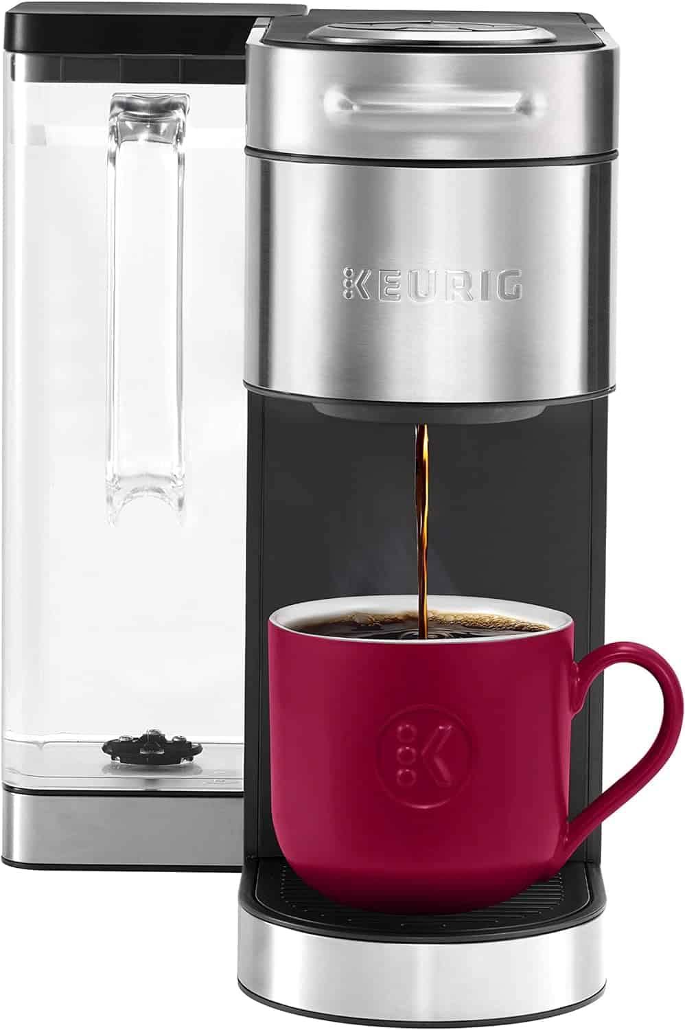 K-Supreme Plus Single Serve K-Cup Pod Coffee Maker, MultiStream Technology, Stainless Steel