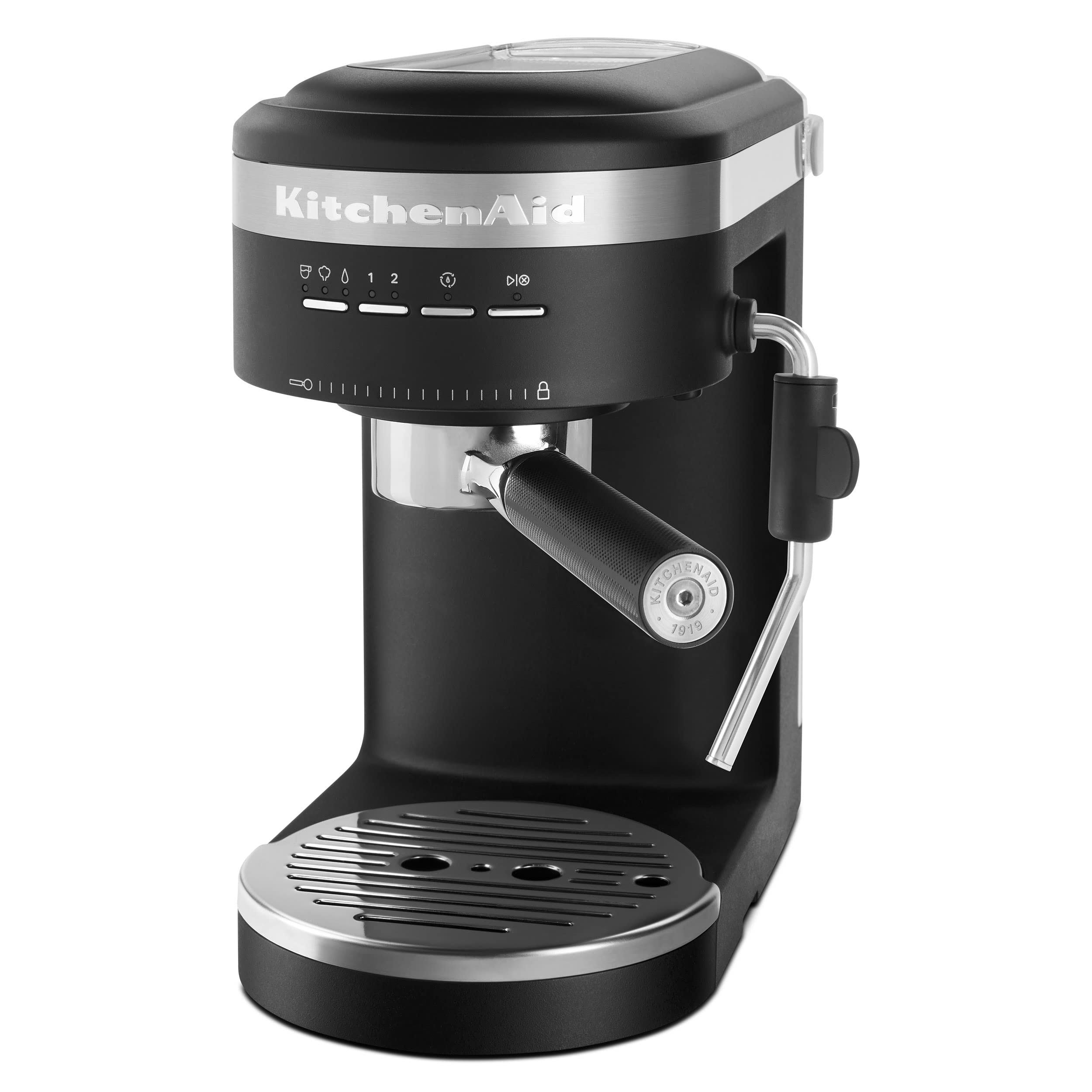 KES6403BM Semi-Automatic Espresso Machine, Black Matte, 1.4 Liters