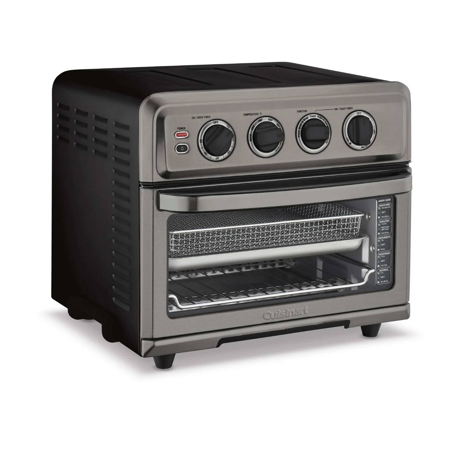 Black Airfryer Toaster Oven With Grill TOA-70BKS