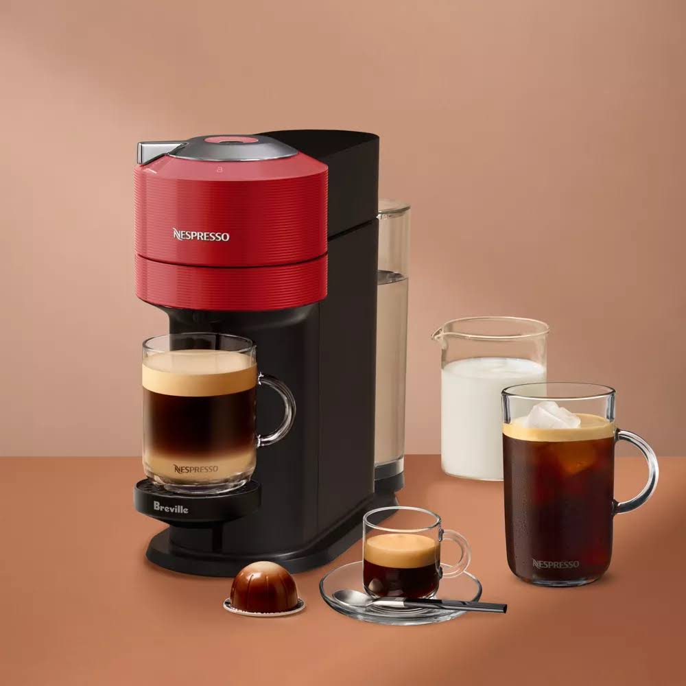 Next Bundle Coffee Maker and Espresso Machine by    Red
