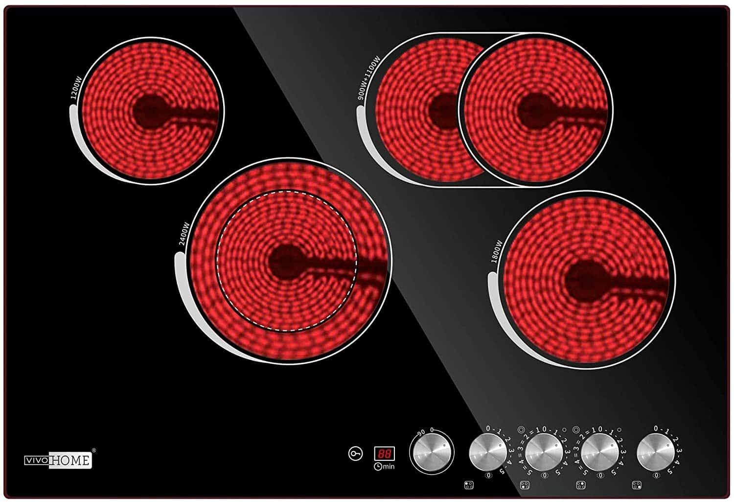 Vivohome 24  Electric Cooktop