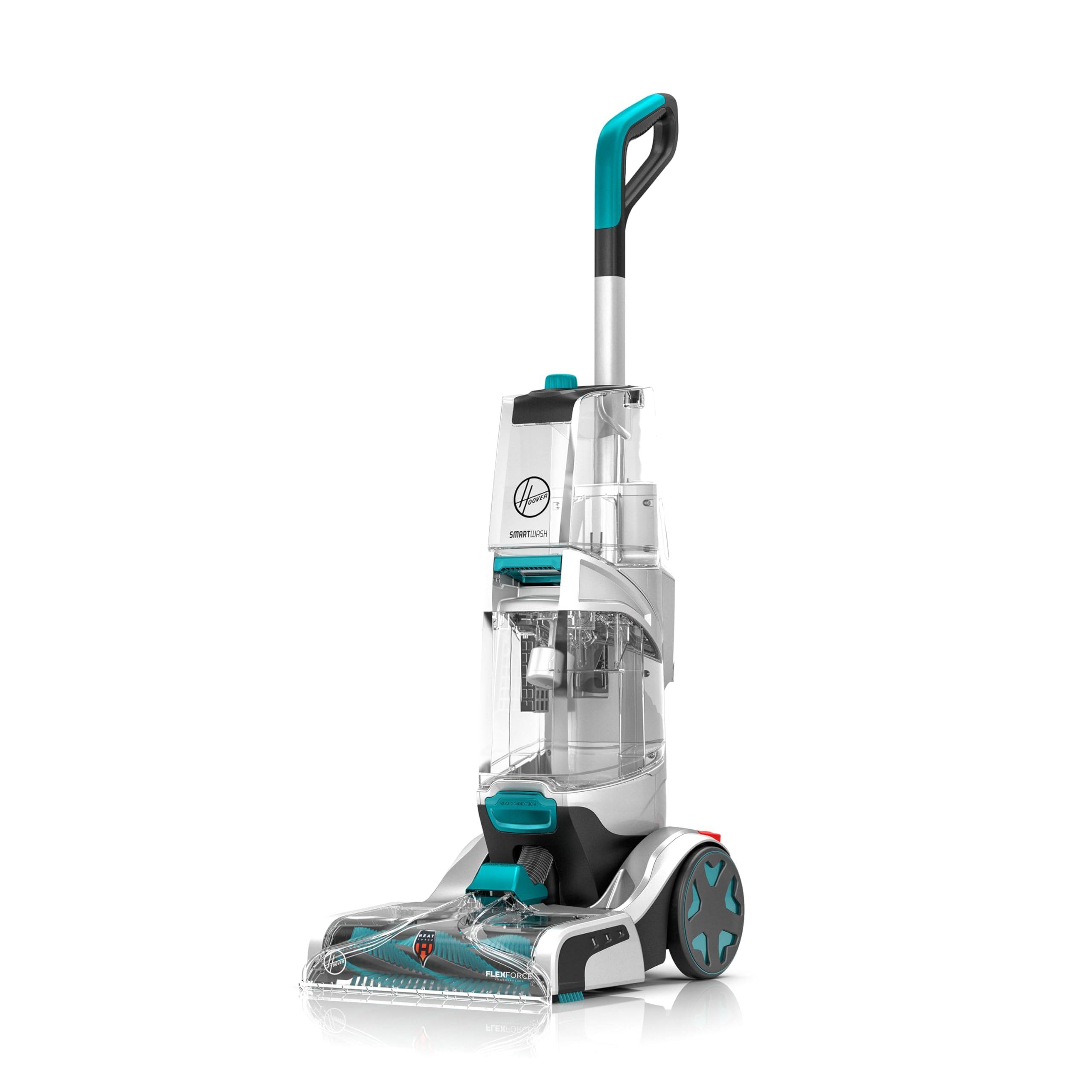 SmartWash+ Automatic Carpet Cleaner Machine, Carpet Deodorizer and Pet Stain Remover FH52000, Turquoise
