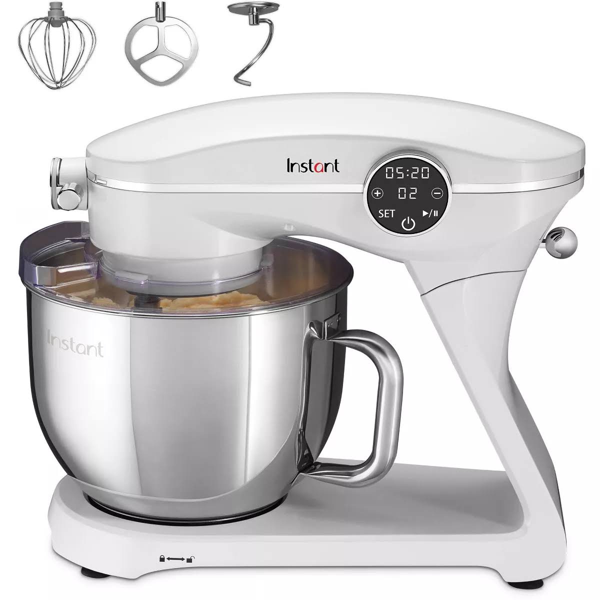 7.4qt 10 Speed Stand Mixer Pro   Pearl White