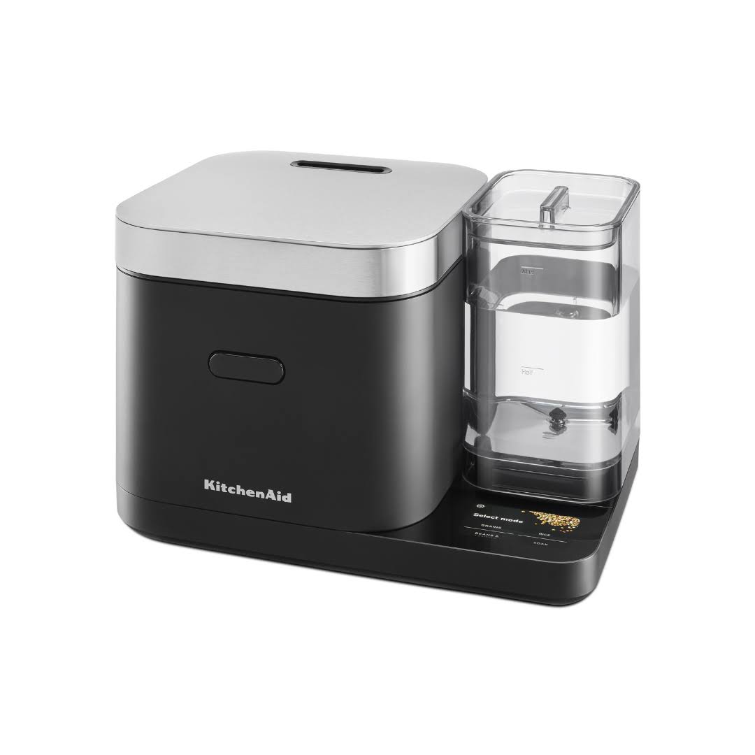 KGC3155BM Grain and Rice Cooker 8 Cup with Automatically Sensing Integrated Scale and Water Tank