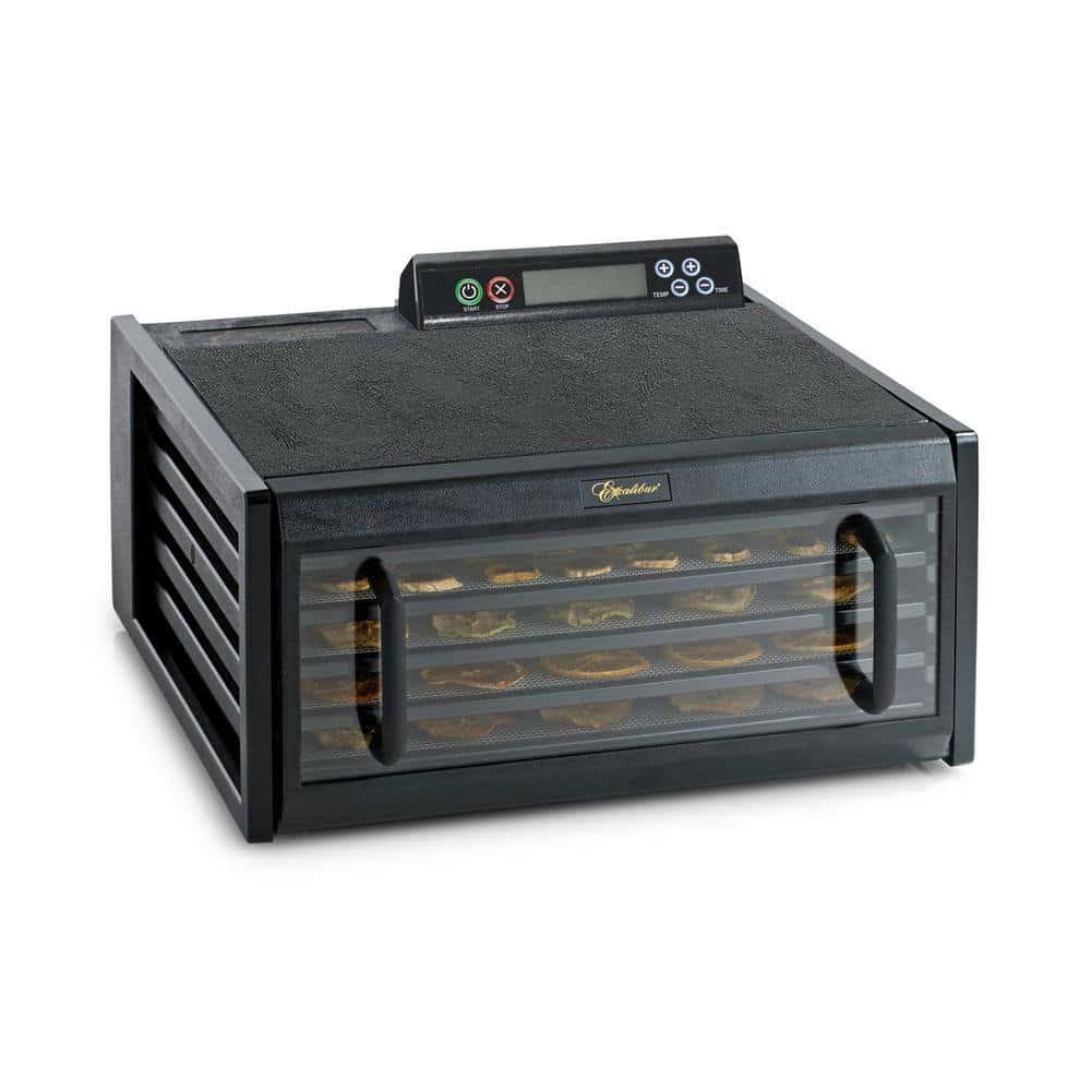 Excalibur 5-Tray Food Dehydrator with Digital 48-HR Timer, in Black
