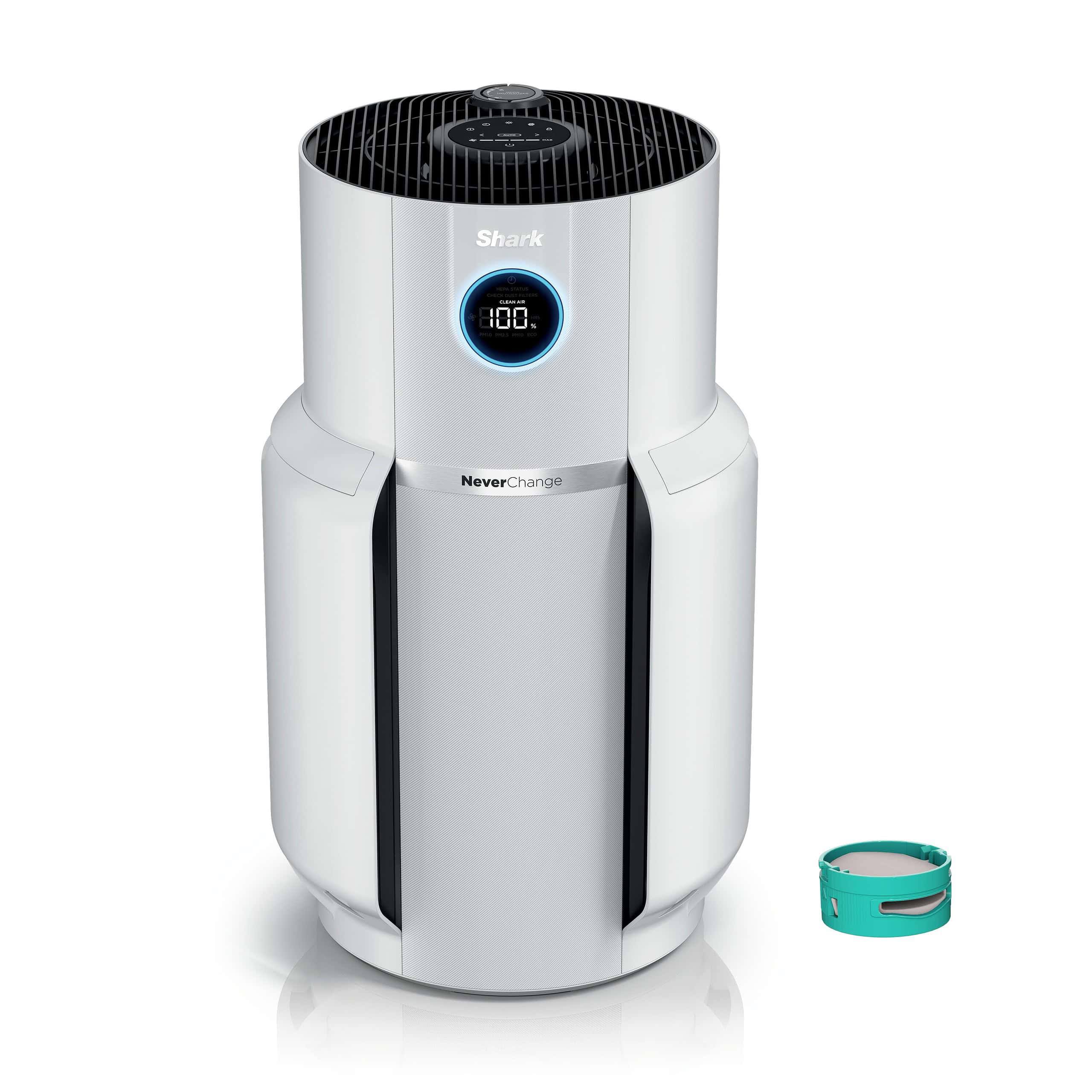 NeverChange Air Purifier MAX 5-Speed White True HEPA Air Purifier (Covers: 1400-sq ft)