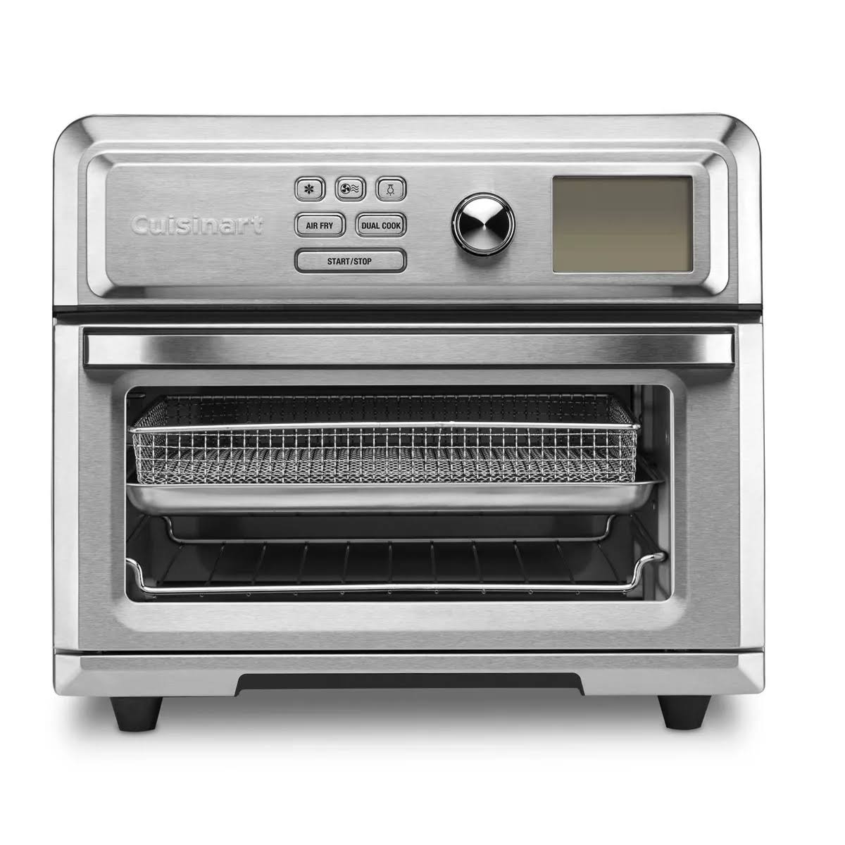 Digital Air Fryer Toaster Oven   Stainless Steel   TOA-65