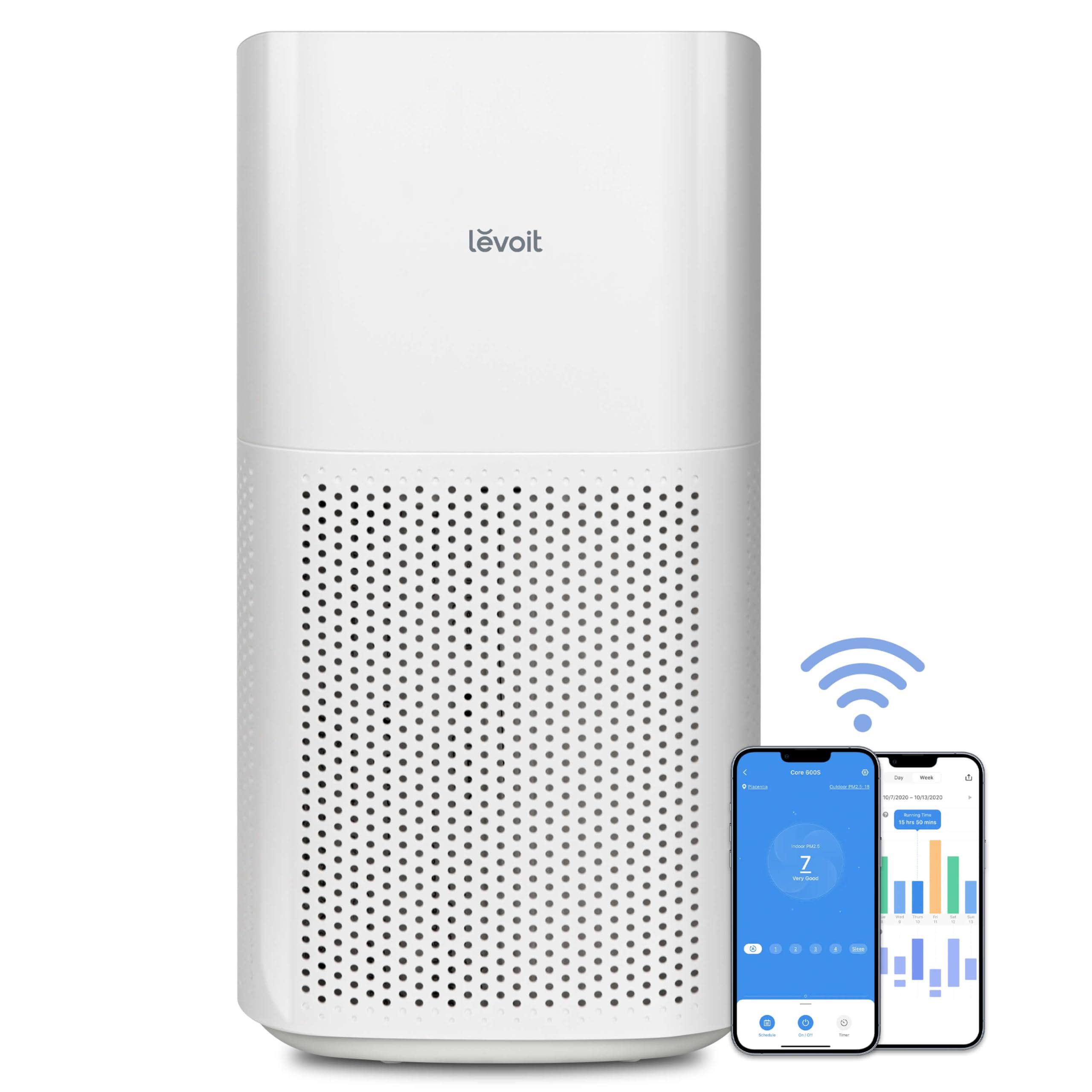 Air Purifiers for Home Large Room Up to 3175 Sq. Ft, Core 600S-P, White